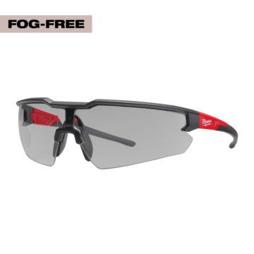 Milwaukee Safety Glasses - Gray Fog-Free Lenses