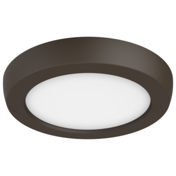 Satco Blink Pro - 9W - 5in - LED Fixture - CCT Selectable - Round Shape - Bronze Finish - 120V