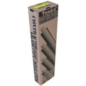 Tundra PC12412TW Pipe Insulation, 6 ft L, Steel, 4 in Copper, 4 in IPS PVC, 4-1/2 in Tubing Pipe