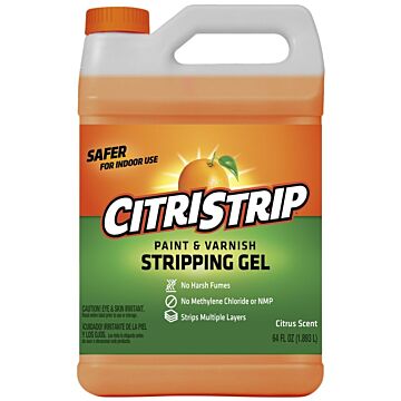 Citristrip HCSG803 Paint and Varnish Stripping Gel, Liquid, Orange