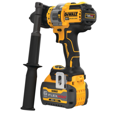 DEWALT 20V MAX* XTREME Pro Cordless Brushless 1/2 in 3-Speed Hammer Drill Kit (1) FLEXVOLT ADVANTAGE Lithium Ion Battery with Charger