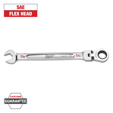 Milwaukee 7/16" Flex Head Combination Wrench