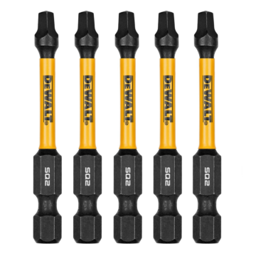 DEWALT 2.25In Square #2 Flextorq 5Pk