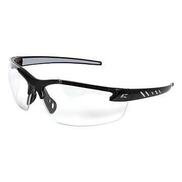 Edge Eyewear Edge DZ111-2.0-G2 Magnifier Safety Glasses, Clear Lens, Black Frame, Polycarbonate Lens, Half Wraparound Frame