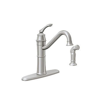 87999SRS Spot Resist Stainless One-Handle High Arc Kitchen Faucet