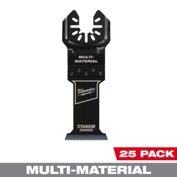 Milwaukee 1-3/8” Bi-Metal Multi-Material Universal Fit Oscillating Multi-Tool Blade (25 PK)
