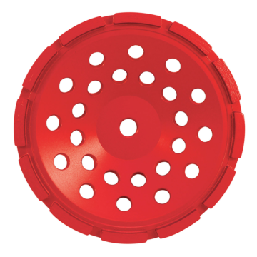Pearl Abrasives P2™ Pro-V™ Concrete & Masonry Cup Wheel Single Row 7" x 5/8"-11