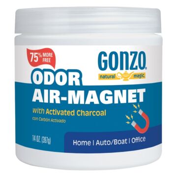 Gonzo 4158 Odor Air Magnet, Floral, 14 oz, Solid