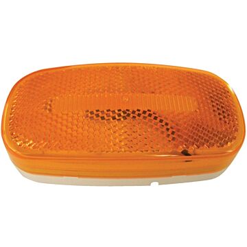 Peterson PM V180A Marker Light, 12 V, LED Lamp, Amber Lens, Surface Mounting