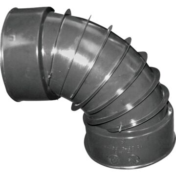 Advanced Drainage Systems 3 In. 90 Deg. Plastic Corrugated Elbow (1/4 Bend)