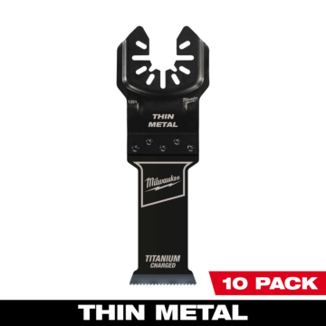 Milwaukee 1-1/8” Bi-Metal Thin Metal Universal Fit Oscillating Multi-Tool Blade (10 PK)