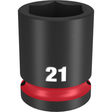 Milwaukee SHOCKWAVE™ Impact Duty 1/2" Drive 21MM Standard 6 Point Socket