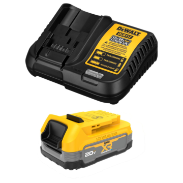 DEWALT 20V MAX* Starter Kit with XR POWERSTACK Compact Battery and Charger