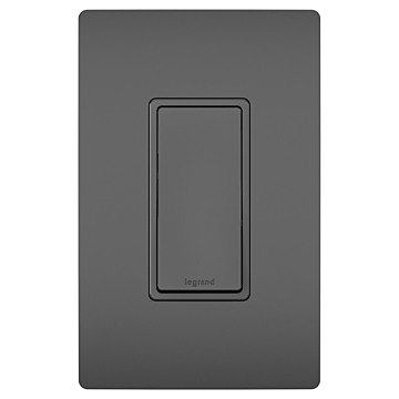 Pass & Seymour radiant® 15A Single-Pole Switch, Black