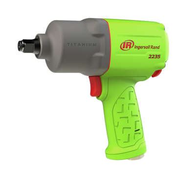 Ingersoll Rand 2235TIMAX-G 1/2" Drive, Air Impact Wrench, 1350 ft-lbs Nut-busting Torque, Maintenance Duty, Pistol Grip, Standard Anvil, Green