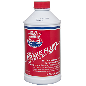 BERKEBILE 2+2® B1402 1 gal Plastic Bottle Brake Fluid