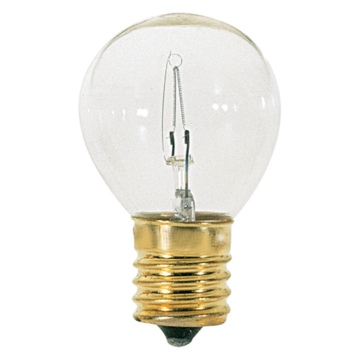 Satco 25 Watt - Incandescent - S11 - Clear - 1500 Average rated hours - 220 Lumens - Intermediate base - 120 Volt - Carded