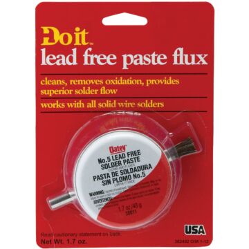 Do it No. 5 1.7 Oz. Lead-Free Soldering Flux with Brush, Paste