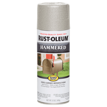 Stops Rust® Spray Paint and Rust Prevention - Hammered Spray Paint - 12 oz. Spray - White Hammered