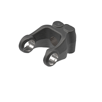 55 series yoke with 1 3/8-21 spline bore and quick disconnect connection
