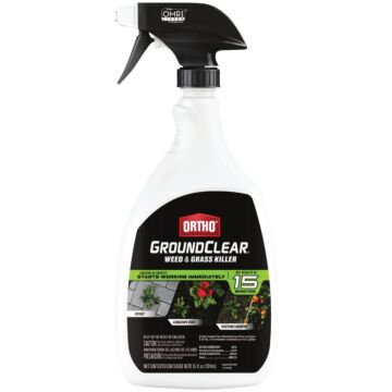 Ortho GroundClear 24 Oz. Ready To Use Trigger Spray Weed & Grass Killer