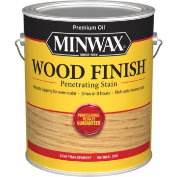 Minwax Wood Finish VOC Penetrating Stain, Natural, 1 Gal.