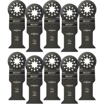 Imperial Blades Starlock 1-3/8 In. 18 TPI Fast Wood Oscillating Blade (10-Pack)