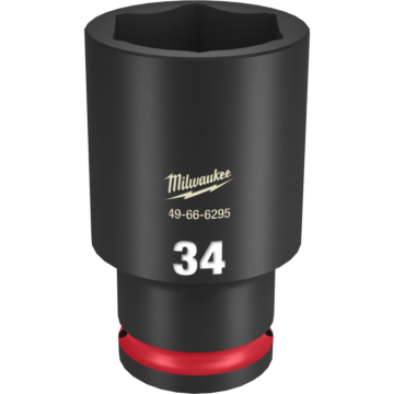 Milwaukee SHOCKWAVE™ Impact Duty 1/2" Drive 34MM Deep 6 Point Socket