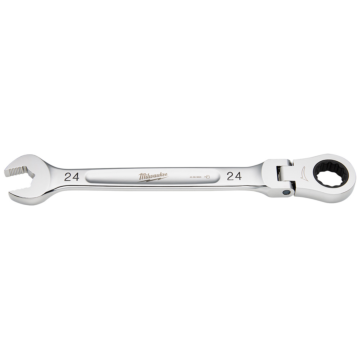 24MM Flex Head Ratcheting Combination Wrench