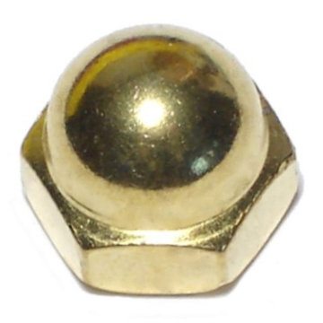 Acorn Cap Nut Br, 1/4-20