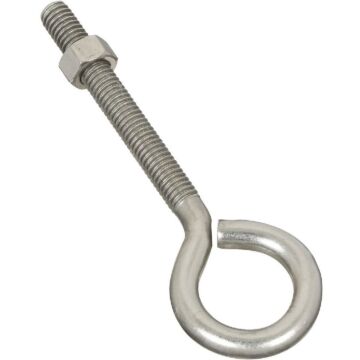 National 3/8 In. x 5 In. Stainless Steel Eye Bolt