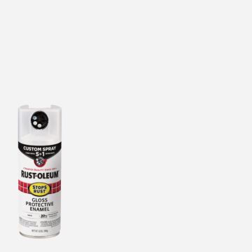 Rust-Oleum Stops Rust 12 Oz. Custom Spray 5 in 1 Gloss Spray Paint, White