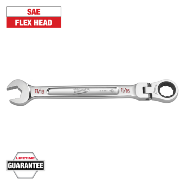 Milwaukee 11/16" Flex Head Combination Wrench