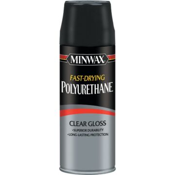 Minwax Gloss Clear Spray Polyurethane, 11.5 Oz.