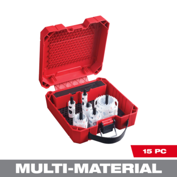 Milwaukee 15 PC HOLE DOZER™ with Carbide Teeth Hole Saw Kit