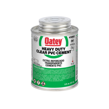 Oatey® 8 oz. PVC Heavy Duty Clear Cement