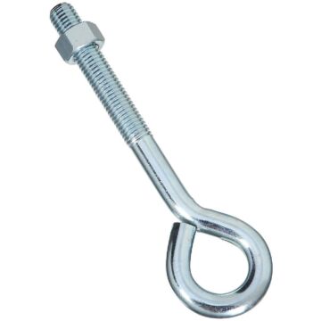 National 5/8 In. x 8 In. Zinc Eye Bolt with Hex Nut