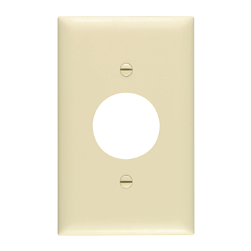 Pass  Seymour Single Receptacle Openings, One Gang, Ivory