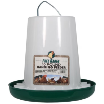 Plastic Poultry Hanging Feeder - 10 lb