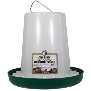 Plastic Poultry Hanging Feeder - 25 lb