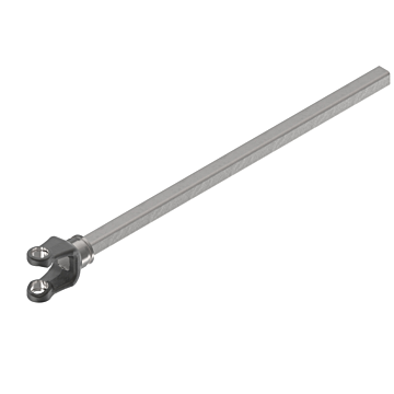 Weasler 44 series yoke and shaft, 1 5/16 square