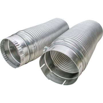 Builders Best Snap-Lock Aluminum Semi-Rigid Dryer Duct - 4 in. x 6 ft