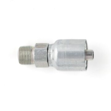Parker 1/4 in-18 Male NPTF Pipe Carbon Steel Rigid Hydraulic Hose End