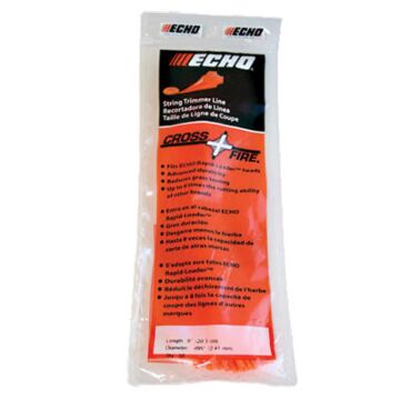 Echo Pre-Cut Trimmer Line Plus-Shaped - 0.080 in. to 0.155 in. diameter - 8 in. Strips - 50 ct