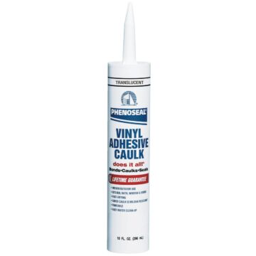DAP Phenoseal Vinyl Adhesive Caulk (Translucent) 10 oz