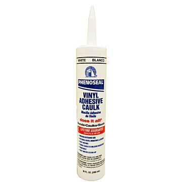 DAP Phenoseal Vinyl Adhesive Caulk (White) 10 oz