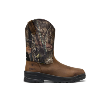 Men's Flatland Pull-On Waterproof Work Boot (Camo - Soft Toe)