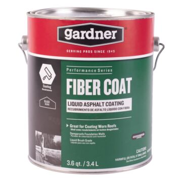 Black Jack Fibered Roof and Foundation Coating - 1 Gallon