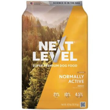 Next Level Normally Active Dog Food 40 lb