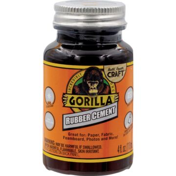 Gorilla 4 Oz. Rubber Cement